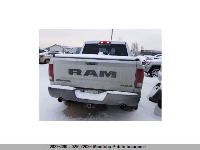 1C6RR7YT9GS406062 Dodge Ram 1500 Rebel Crew Cab
