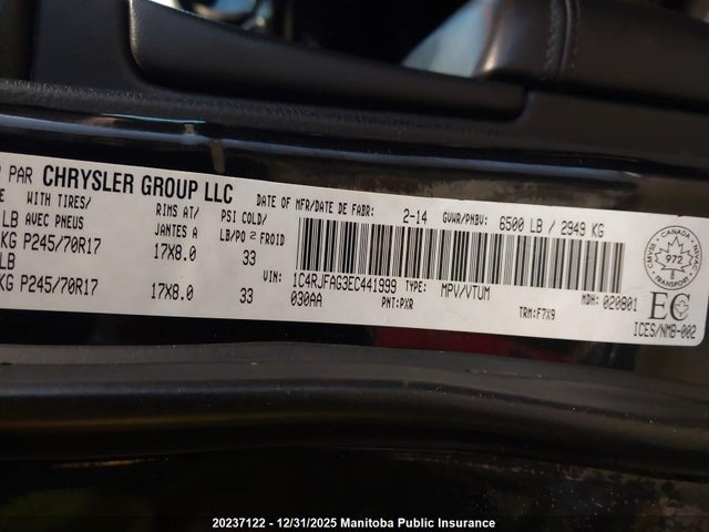 Продаж на аукціоні авто 2014 Jeep Grand Cherokee Laredo, vin: 1C4RJFAG3EC441999, номер лоту: 20237122