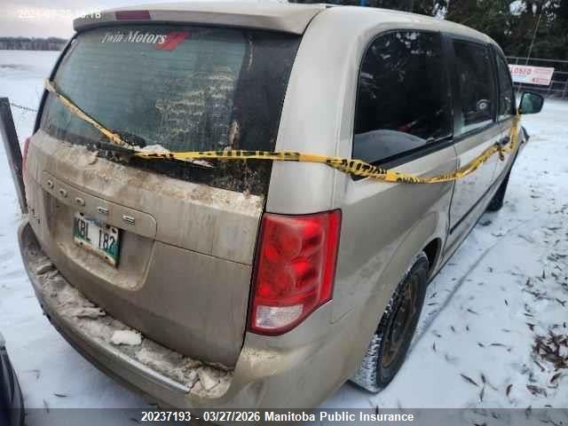 20237193 :رقم المزاد ، 2C4RDGBG3GR160727 vin ، 2016 Dodge Grand Caravan Se مزاد بيع