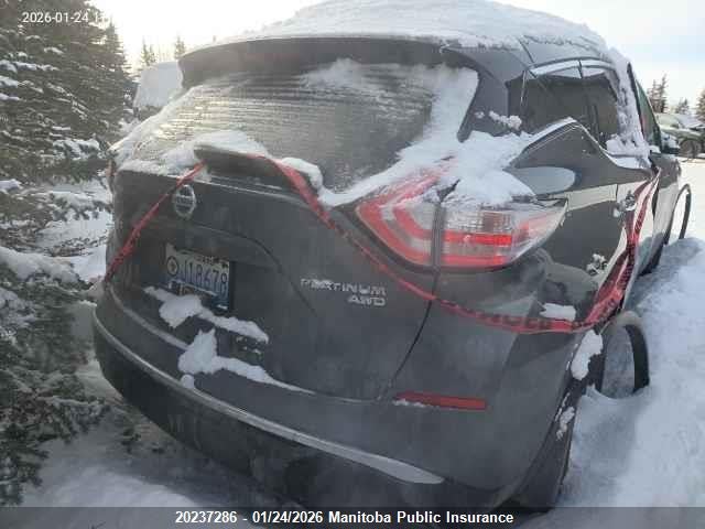 5N1AZ2MH7JN177909 Nissan Murano Platinum