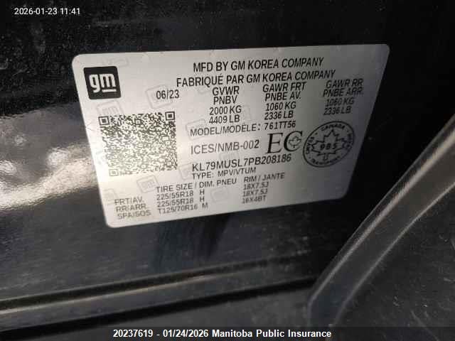 KL79MUSL7PB208186 Chevrolet Trailblazer Rs Turbo