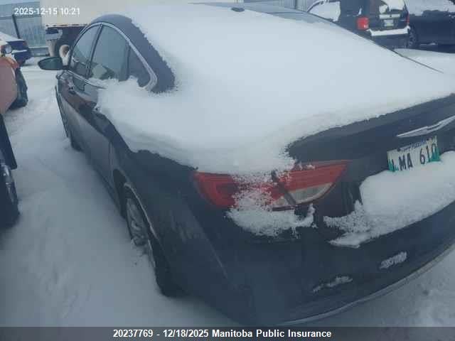 Продажа на аукционе авто 2016 Chrysler 200 Limited, vin: 1C3CCCAB5GN111120, номер лота: 20237769