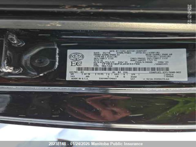 Ford F150 Xlt Supercab 2018 1FTEX1EPXJKE53786 Image 11
