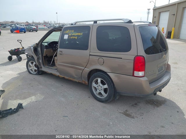 Aukcja sprzedaży 2006 Chevrolet Uplander Lt Ext, vin: 1GNDV33L66D209195, numer aukcji: 20238192