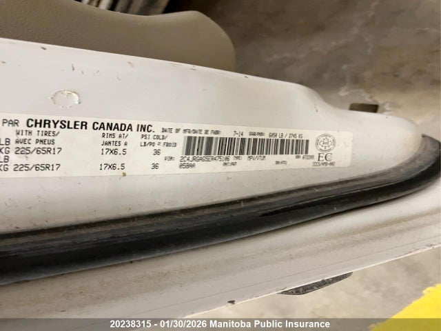 2C4JRGAG5ER475106 RAM Cargo Van