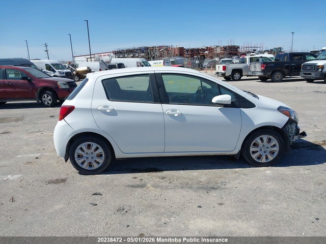 2015 Toyota Yaris Le მანქანა იყიდება აუქციონზე, vin: VNKKTUD3XFA018012, აუქციონის ნომერი: 20238472