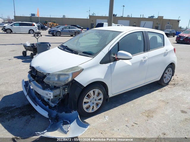 2015 Toyota Yaris Le მანქანა იყიდება აუქციონზე, vin: VNKKTUD3XFA018012, აუქციონის ნომერი: 20238472