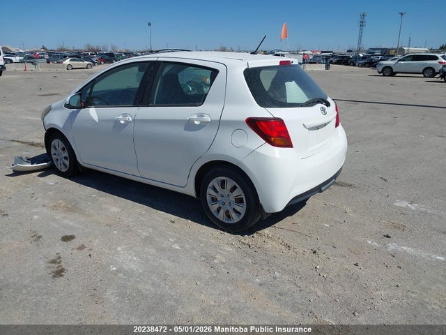 2015 Toyota Yaris Le მანქანა იყიდება აუქციონზე, vin: VNKKTUD3XFA018012, აუქციონის ნომერი: 20238472