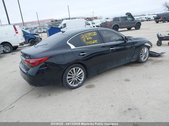 Продажа на аукционе авто 2018 Infiniti Q50 Luxe 3.0t, vin: JN1EV7AR6JM435695, номер лота: 20238520