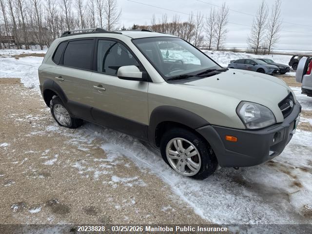 20238828 :رقم المزاد ، KM8JM12D36U273168 vin ، 2006 Hyundai Tucson Gl V6 مزاد بيع