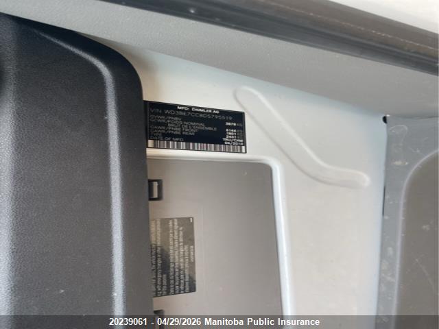 Aukcja sprzedaży 2013 Mercedes Benz Sprinter 2500 Wb 144 Cargo Van, vin: WD3BE7CC8D5795519, numer aukcji: 20239061