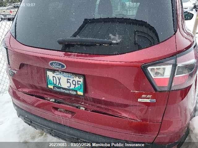 20239083 :رقم المزاد ، 1FMCU9GD5HUC15629 vin ، 2017 Ford Escape Se مزاد بيع