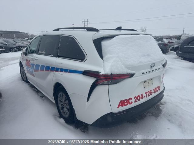 5TDGSKFC5NS055179 Toyota Sienna Le Hybrid