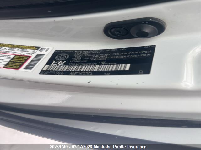 5TDGSKFC5NS055179 Toyota Sienna Le Hybrid