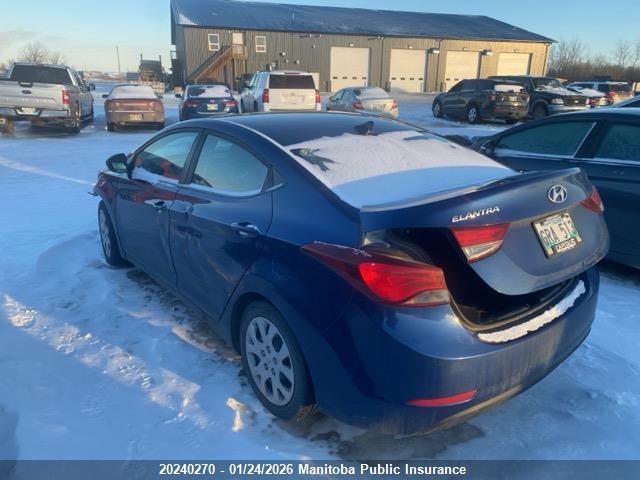5NPDH4AE9FH563748 Hyundai ELANTRA GL