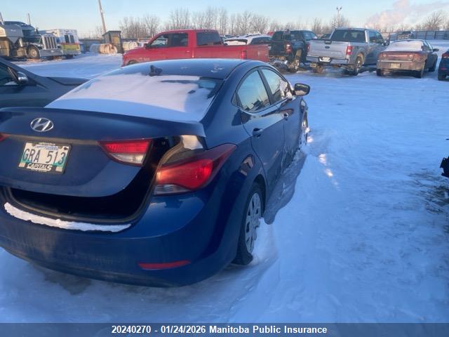 5NPDH4AE9FH563748 Hyundai ELANTRA GL
