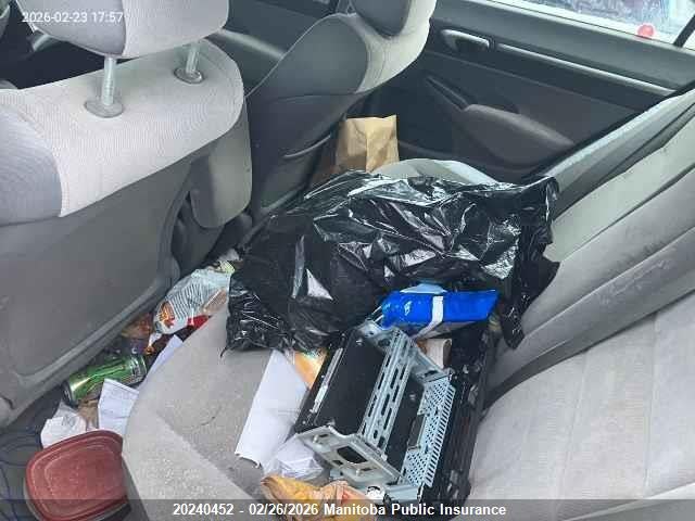 20240452 :رقم المزاد ، 2HGFA16847H023962 vin ، 2007 Honda Civic Ex مزاد بيع