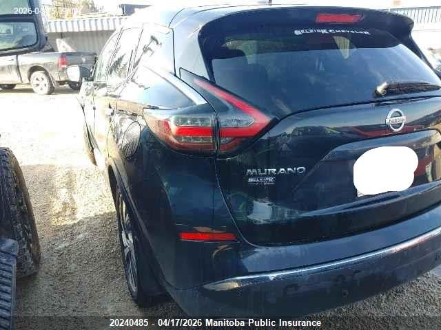 20240485 :رقم المزاد ، 5N1AZ2CS8MC136282 vin ، 2021 Nissan Murano Sl مزاد بيع