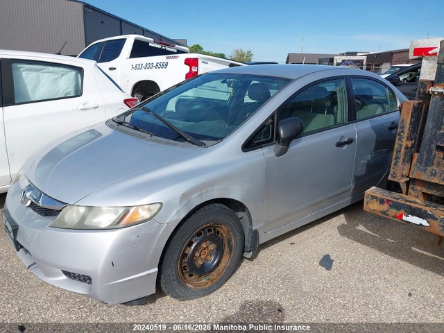 Aukcja sprzedaży 2009 Honda Civic Dx-g, vin: 2HGFA15439H017023, numer aukcji: 20240519