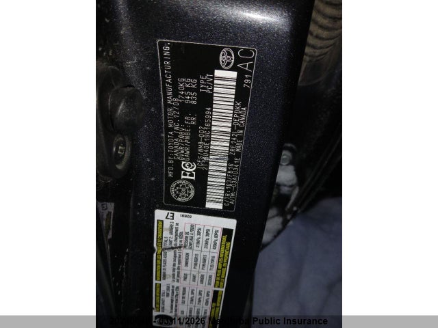 Продажа на аукционе авто 2009 Toyota Corolla Ce, vin: 2T1BU40E19C165994, номер лота: 20240846
