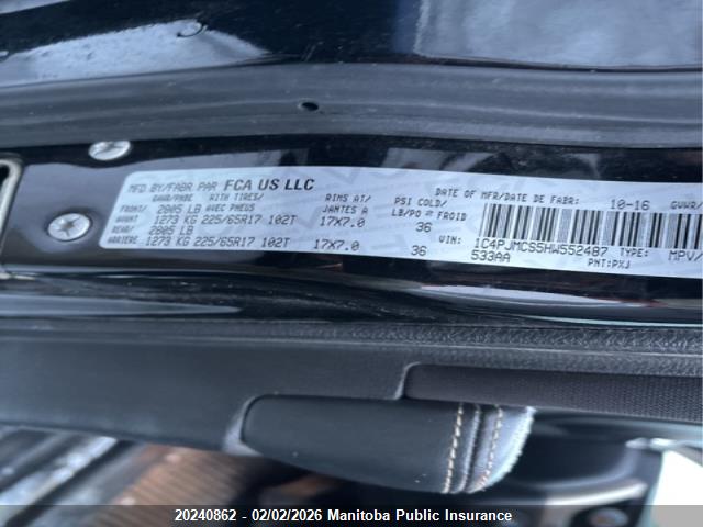 Jeep Cherokee North 2017 1C4PJMCS5HW552487 Image 9