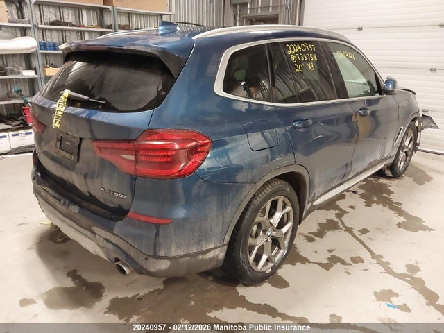 BMW X3 30i 2020 5UXTY5C01LLT33758 Image 4