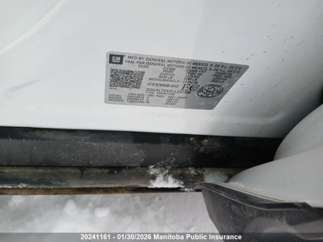 3GKALTEV2LL237330 GMC Terrain Sle