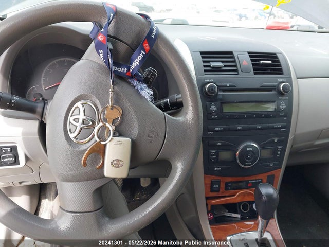 20241301 :رقم المزاد ، 2T1BU4EE9AC282655 vin ، 2010 Toyota Corolla Le مزاد بيع