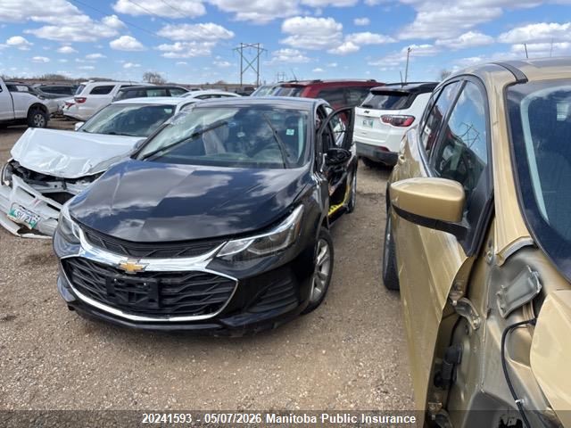 Aukcja sprzedaży 2019 Chevrolet Cruze Lt Turbo, vin: 1G1BE5SM4K7124282, numer aukcji: 20241593