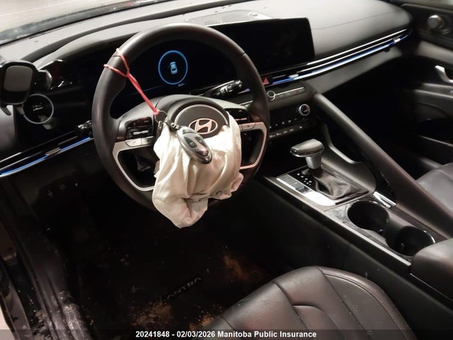 KMHLN4DJ6SU154714 Hyundai Elantra Luxury Hybrid
