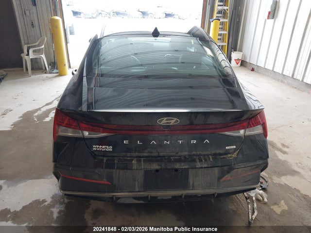 KMHLN4DJ6SU154714 Hyundai Elantra Luxury Hybrid