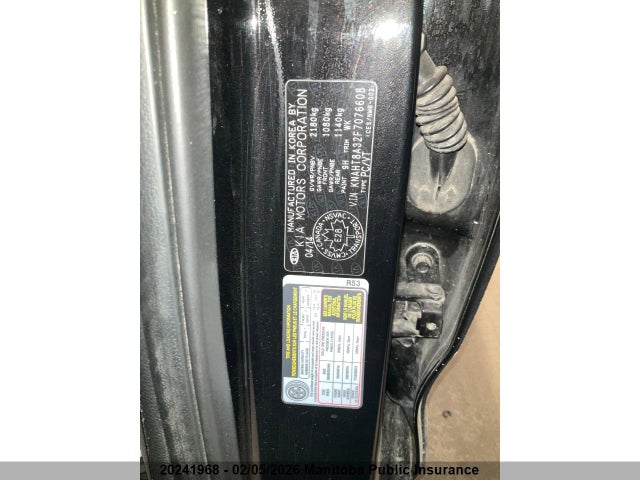KNAHT8A32F7076608 KIA Rondo Lx