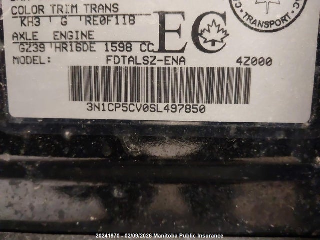 3N1CP5CV0SL497850 Nissan Kicks Play Sv