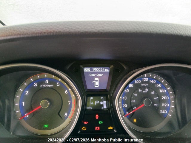 KMHD25LH9EU210506 Hyundai Elantra Gt Gl