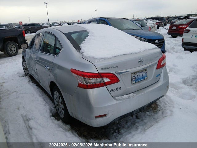 3N1AB7APXFL651878 Nissan Sentra 1.8 S