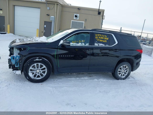 1GNEVGKW9LJ261683 Chevrolet Traverse Lt