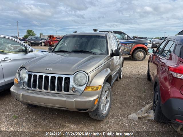 20242129 :رقم المزاد ، 1J4GL58K47W580332 vin ، 2007 Jeep Liberty Limited مزاد بيع