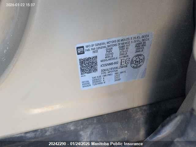 3GKALYEVXNL254456 GMC Terrain At4 At4