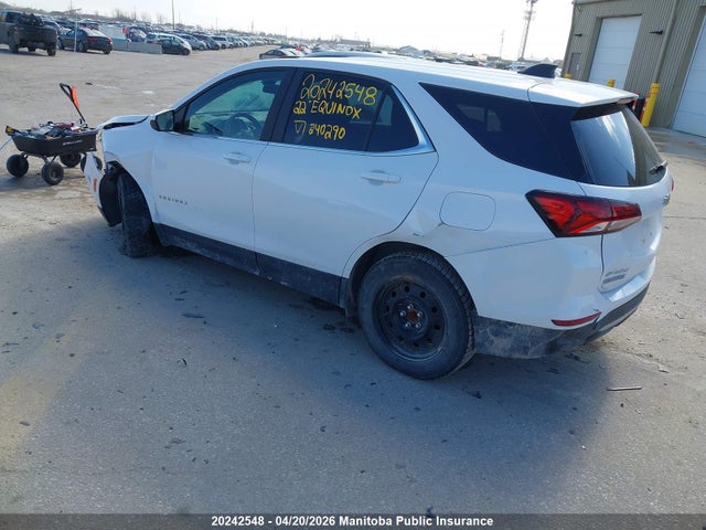 2022 Chevrolet Equinox Lt მანქანა იყიდება აუქციონზე, vin: 3GNAXKEV3NL240290, აუქციონის ნომერი: 20242548