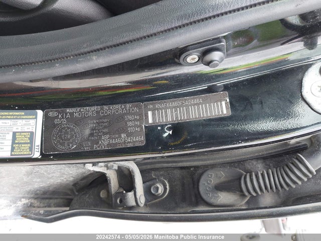 Продажа на аукционе авто 2015 Kia Forte Lx, vin: KNAFX4A60F5424464, номер лота: 20242574