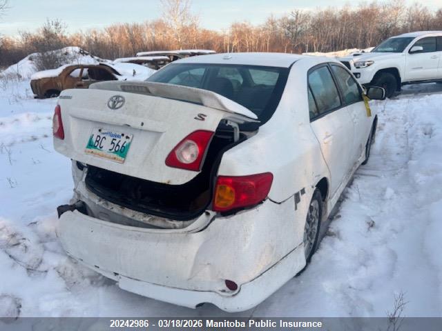 20242986 :رقم المزاد ، 2T1BU4EE2AC206081 vin ، 2010 Toyota Corolla S مزاد بيع