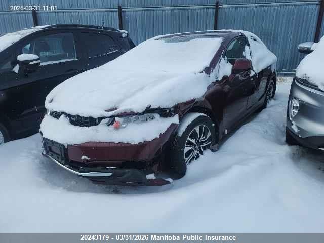 Aukcja sprzedaży 2013 Honda Civic Ex, vin: 2HGFB2F54DH030382, numer aukcji: 20243179