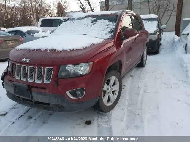 Jeep Compass Sport 2015 1C4NJDAB3FD202598 Image 2