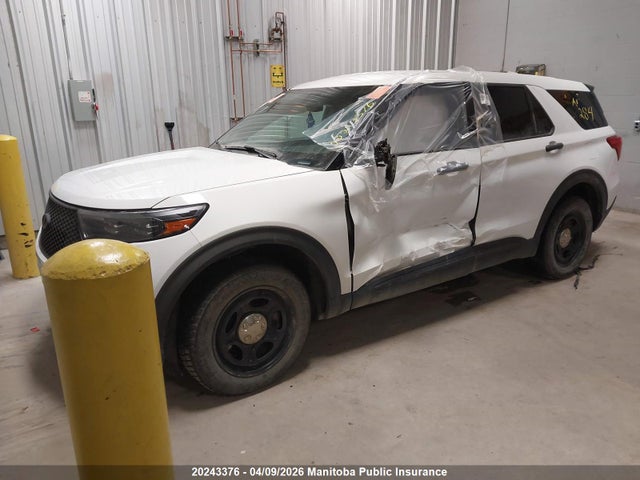 1FM5K8AW5LGB24192 Ford Explorer Limited Hybrid Police