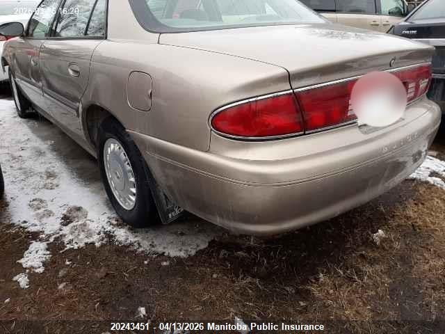 Aukcja sprzedaży 2002 Buick Century Custom, vin: 2G4WS52J321262038, numer aukcji: 20243451