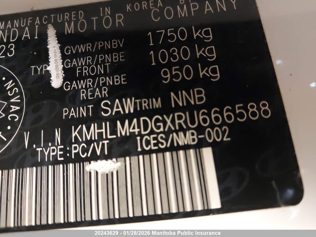 KMHLM4DGXRU666588 Hyundai Elantra Preferred