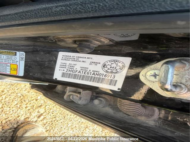 Aukcja sprzedaży 2010 Honda Civic Sport, vin: 2HGFA1E61AH016913, numer aukcji: 20243667