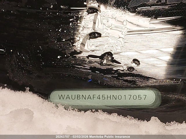 WAUBNAF45HN017057 Audi A4 2.0t Quattro