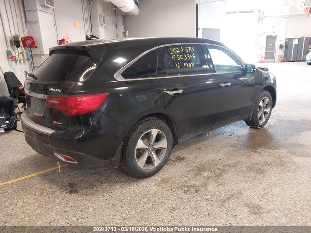 Aukcja sprzedaży 2016 Acura Mdx, vin: 5FRYD4H25GB503344, numer aukcji: 20243713