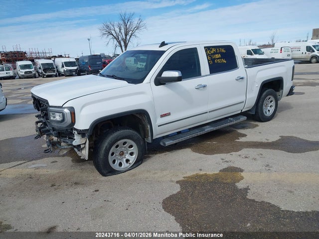 20243716 :رقم المزاد ، 3GTU2NEC0GG108586 vin ، 2016 Gmc Sierra 1500 Slt Crew Cab مزاد بيع